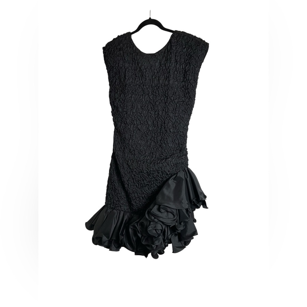 Zum Zum by Niki Livas Black Asymmetrical Dress